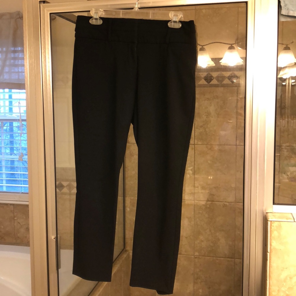 Black Maurices dress pants-  tummy control waist